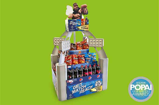 Walkers Pepsi Football FOS Display