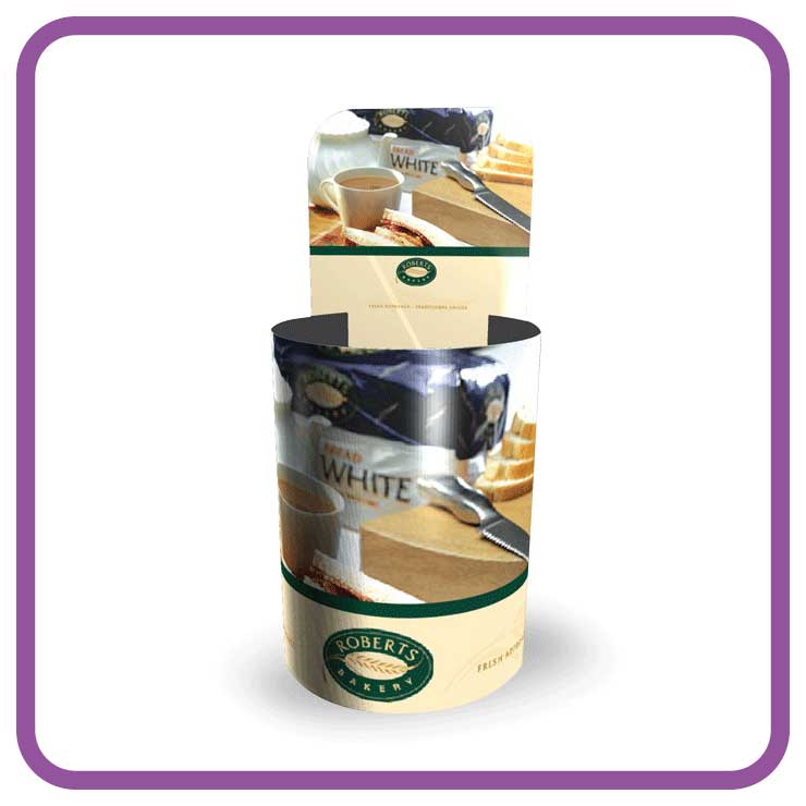 Dump Bin POS Display for Bakery