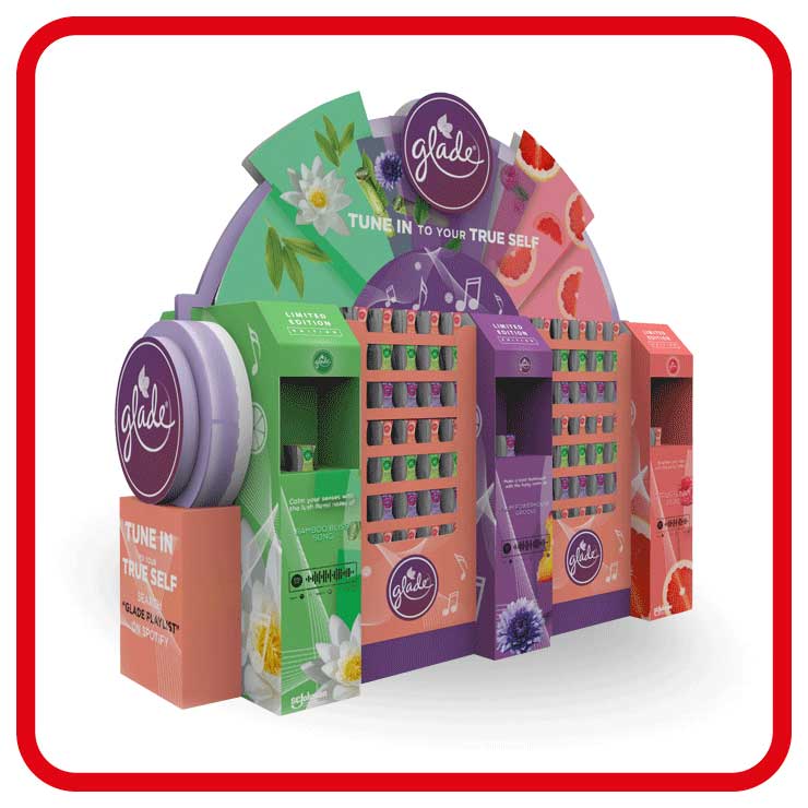 Retail Theatre Front of Store Display for Household Cleaning