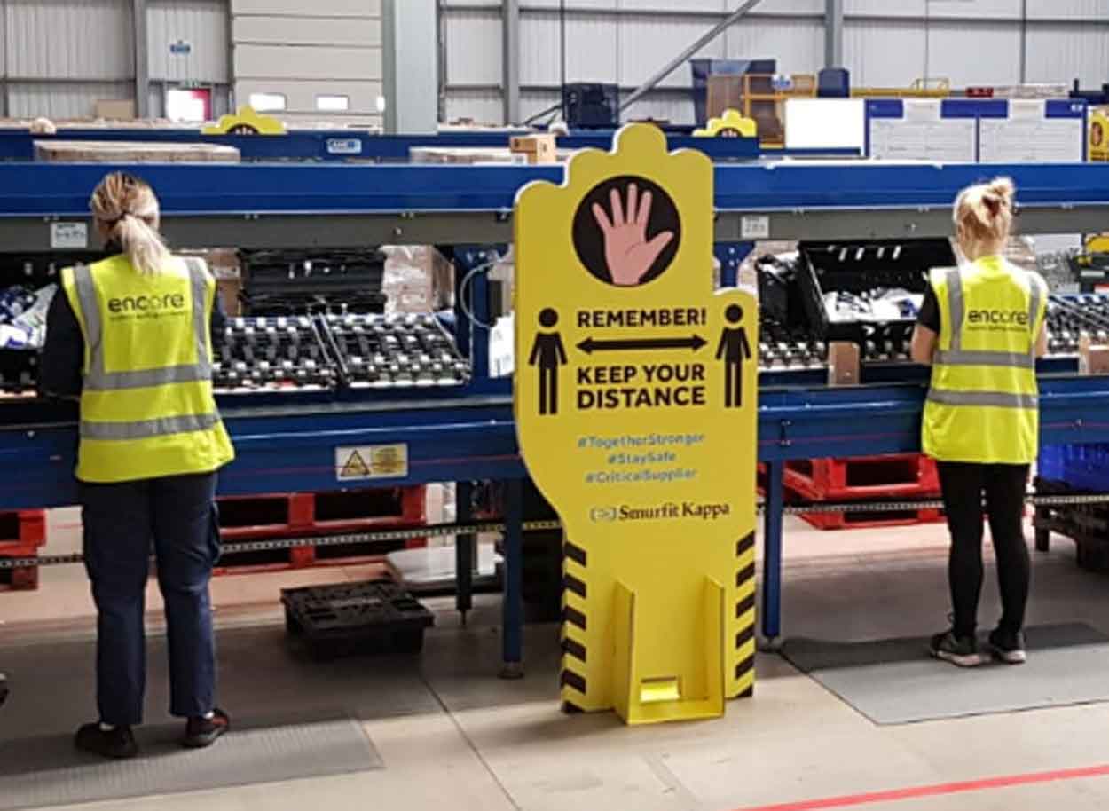 SafeSpace Covid-19 Communication Standee